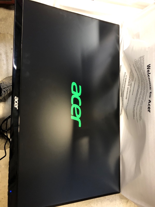 Photo 2 of Acer 23.8” Full HD 1920 x 1080 IPS Zero Frame Home Office Computer Monitor - 178° Wide View Angle - 16.7M - NTSC 72% Color Gamut - Low Blue Light - Tilt Compatible - VGA HDMI DVI R240HY bidx Monitor only 23.8-inch IPS 60Hz