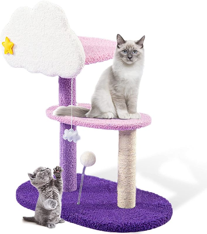 Photo 1 of Calmbee Cat Tree, Cute Cat Tree Cat Tower for Indoor Cats Multi-Level Cat Furniture Condo
