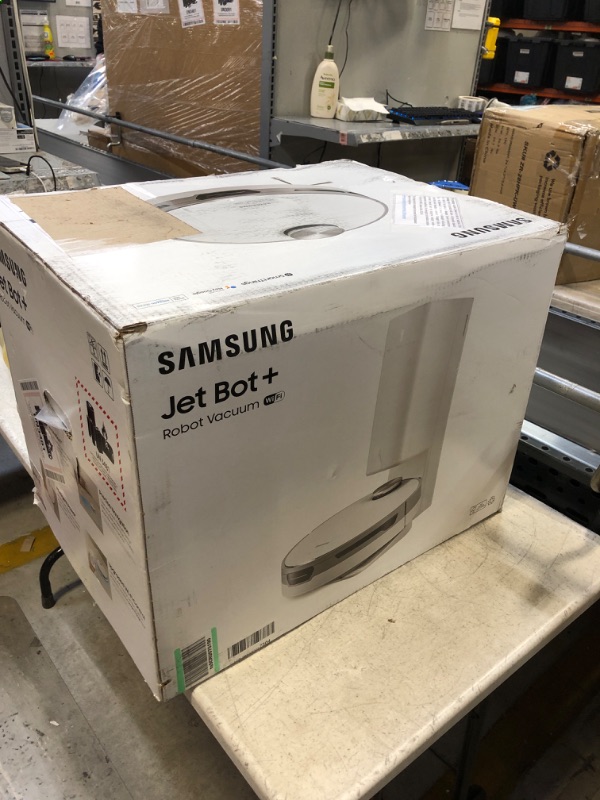 Photo 1 of SAMSUNG Jet Bot+ Robot Vacuum Cleaner w/ Clean Station, Automatic Emptying, Precision Cleaning, 5-Layer Filter, Intelligent Power Control 