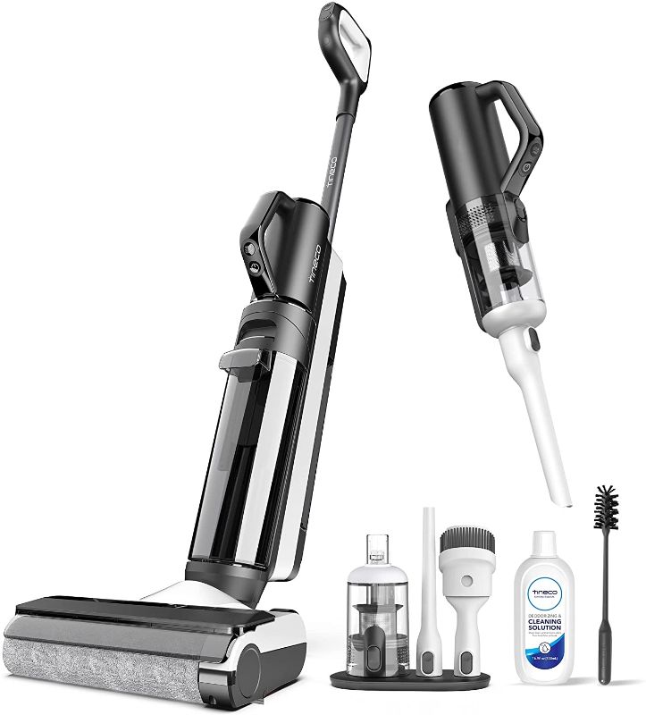 Photo 1 of Tineco Smart Wet Dry Vacuum Cleaners, Floor Cleaner Mop 2-in-1 Cordless Vacuum for Multi-Surface, Lightweight and Handheld, Floor ONE S5 Combo