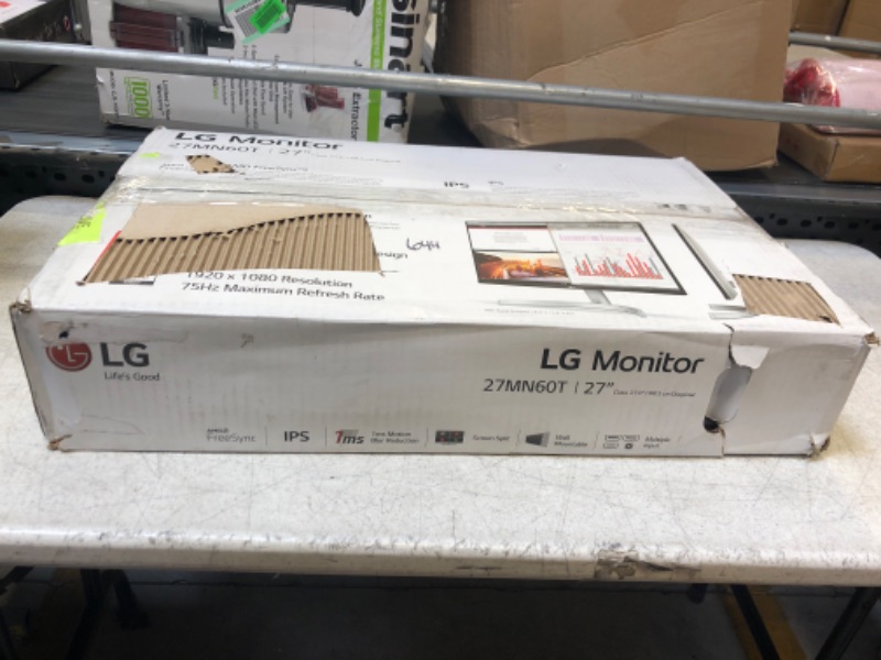 Photo 1 of LG 27MN60T 4K UHD 27" Monitor,HDR10 Compatibility, White