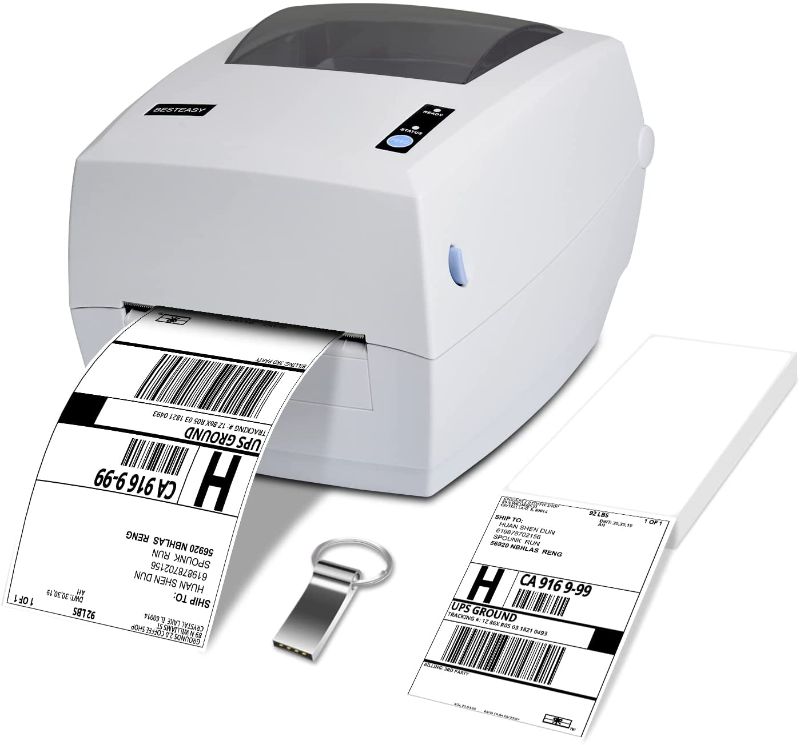 Photo 1 of Tapsin Shipping Label Printer, Label Printer for Shipping Packages, 4x6 Thermal Printer for Shipping Labels, Compatible with Amazon, Ebay, Etsy, FedEx, One Click Setup on Windows and Mac…