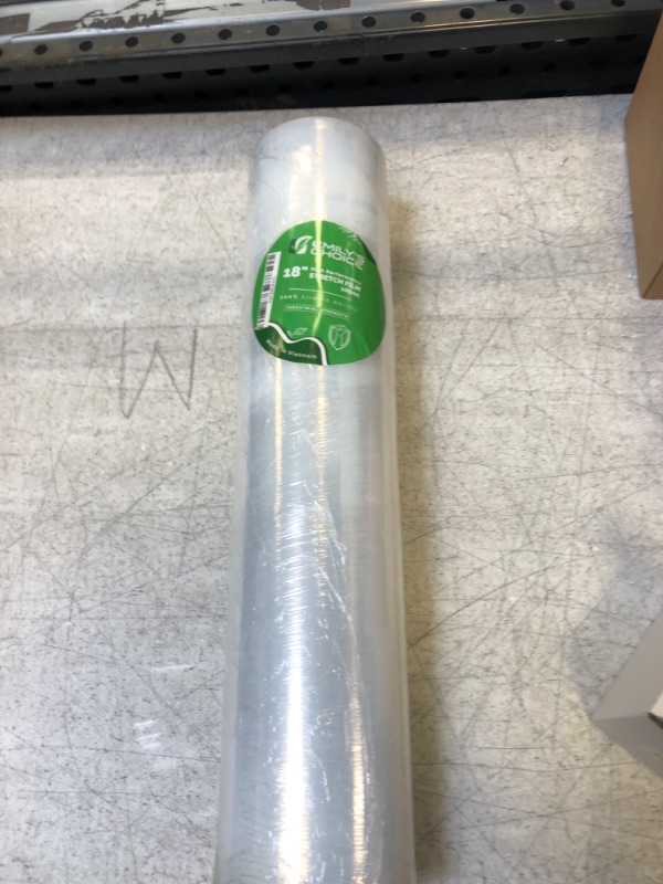 Photo 2 of Emily's Choice 18" 60 Gauge High Performance Stretch Film 1000ft 700% Stretch Wrap Industrial Shrink Wrap Fit for Moving