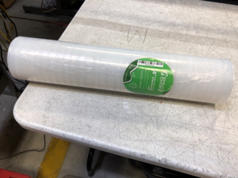 Photo 2 of Emily's Choice 18" 60 Gauge High Performance Stretch Film 1000ft 700% Stretch Wrap Industrial Shrink Wrap Fit for Moving