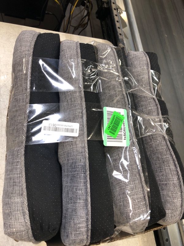 Photo 1 of Basic Beyond Chair Cushions for Dining Chairs 4 Pack, Memory Foam Chair Cushion with Ties and Non Slip Backing, 15.5 x 15.5 inches Tufted Chair Pads