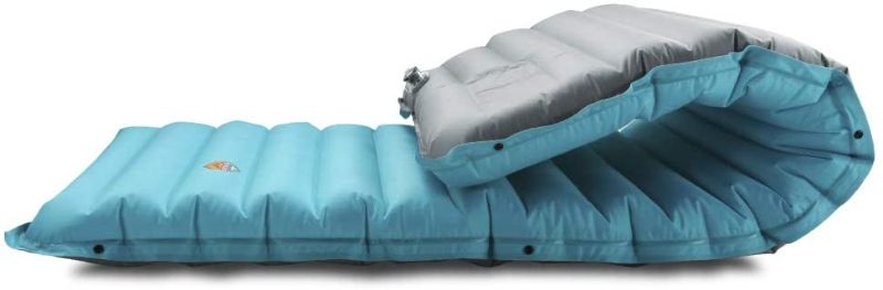 Photo 1 of ZOOOBELIVES Extra Thickness Inflatable Sleeping Pad with Built-in Pump