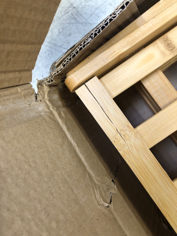 Photo 1 of Choclaif Free Standing Shoe Racks for Closet, Shoe Shelf Bamboo Shoe Rack for Bedroom, Entryway Hallway Closet Living Room Organizer?4 Tier? 4-Tiers ( MINOR DAMAGE )