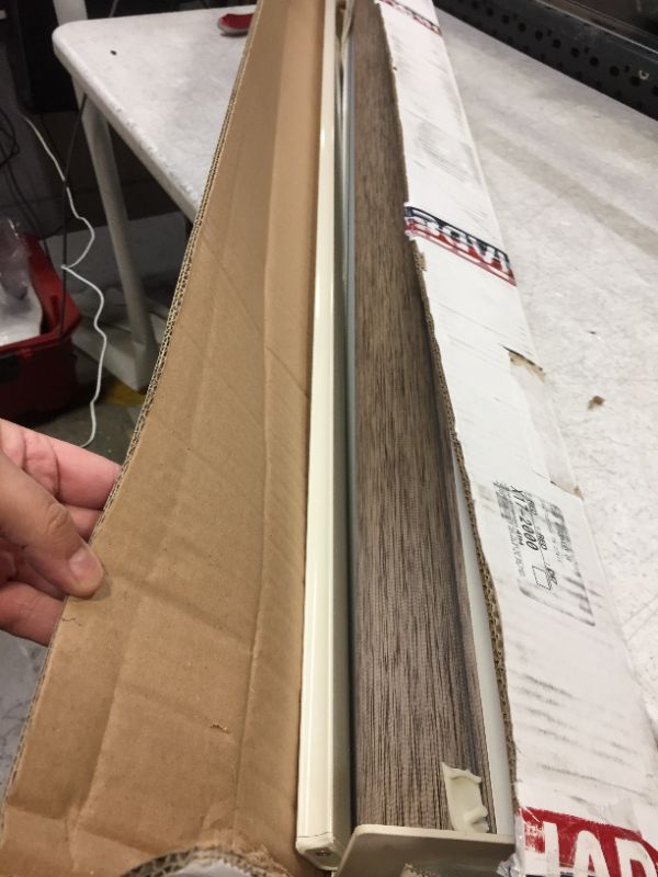 Photo 1 of Light Filtering Roller Shades, with 5% Openness Solar Screen, UV Protection, Water Proof Fabric. Solar Semi Sheer Roller Blinds for Office and Home. Easy to Install. 46"
