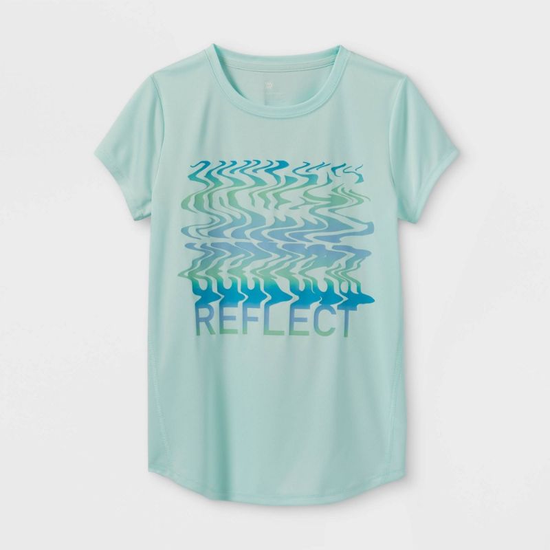 Photo 1 of Girl' Hort Leeve 'Reflect' Graphic T-hirt - All in Motion™
2 PACK SIZE S