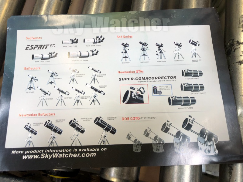 Photo 1 of Sky-Watcher StarTravel 102 AZ3 Telescope f/4.9 Refractor Telescope – High-Contrast, Wide Field – Grab-and-Go Portable Complete Telescope and Mount System (S10100)