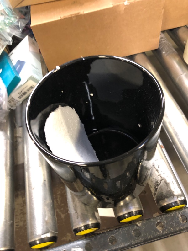 Photo 1 of ALELION Black Kitchen Utensil Holder, 7.2" Large Utensil Holder for Kitchen Counter, Heavy-duty Ceramic Utensil Crock for Kitchen Utensils, Black Kitchen Decor and Accessories, 100% Dishwasher Safe 7.2 Inch Black