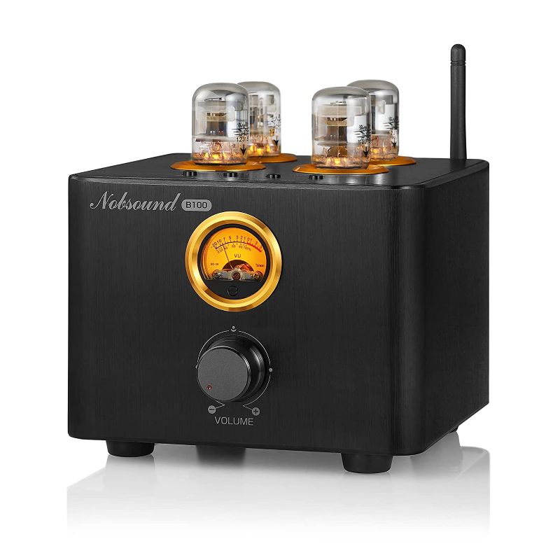 Photo 1 of Nobsound B100 Bluetooth 5.0 Tube Amplifier USB DAC Coax/Opt Integrated Power Amp