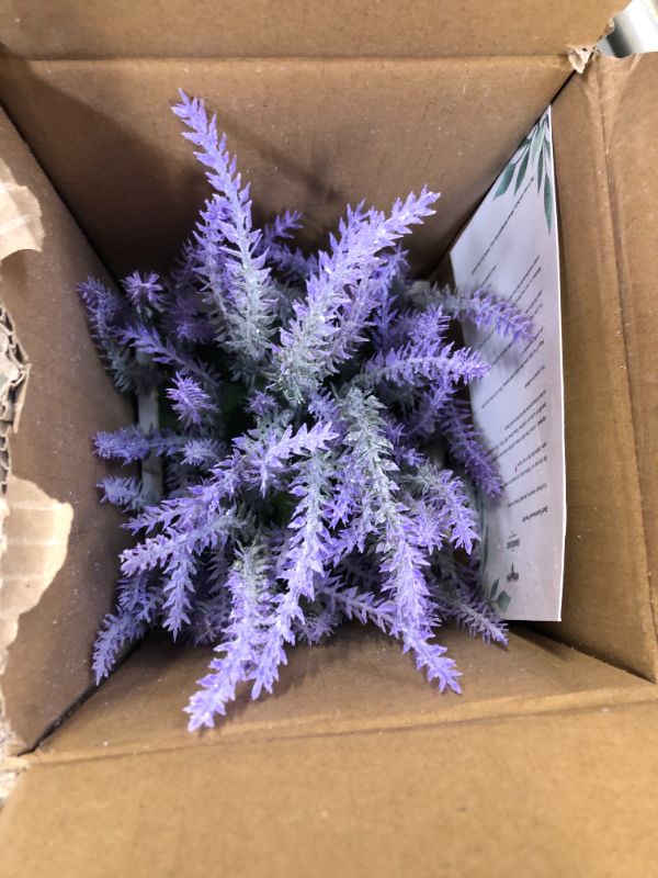 Photo 2 of Countree Farmhouse Tissue Box Cover Square - Unique & Decorative Tissue Holder - Instantly Elevates Your Rustic Bathroom Decor - Conceals Kleenex, Puffs, & Other Cube Tissue Boxes - Faux Lavender Grey