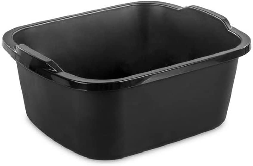 Photo 1 of 18 Quart Sterilite Black Dishpan