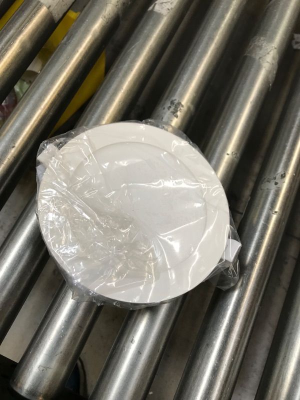 Photo 1 of  6 Inch 5CCT Ultra-Thin LED Recessed Ceiling Light with Junction Box,/5000K Selectable, 12W Eqv 110W, Dimmable Canless Wafer Downlight, 1050LM Brightness -ETL&FCC