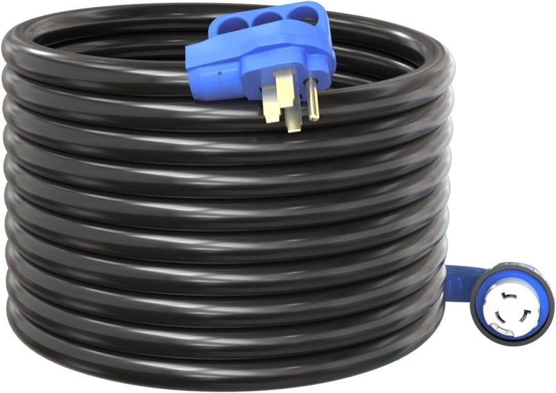 Photo 1 of 50AMP RV Power Cord RV Extension Cord … (Blue, 36FT)
