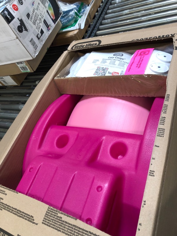 Photo 1 of Little Tikes Princess Cozy Coupe Ride-On Toy - Toddler Car Push and Buggy Includes Working Doors, Steering Wheel, Horn, Gas Cap, Ignition Switch - For Boys and Girls Active Play , Magenta