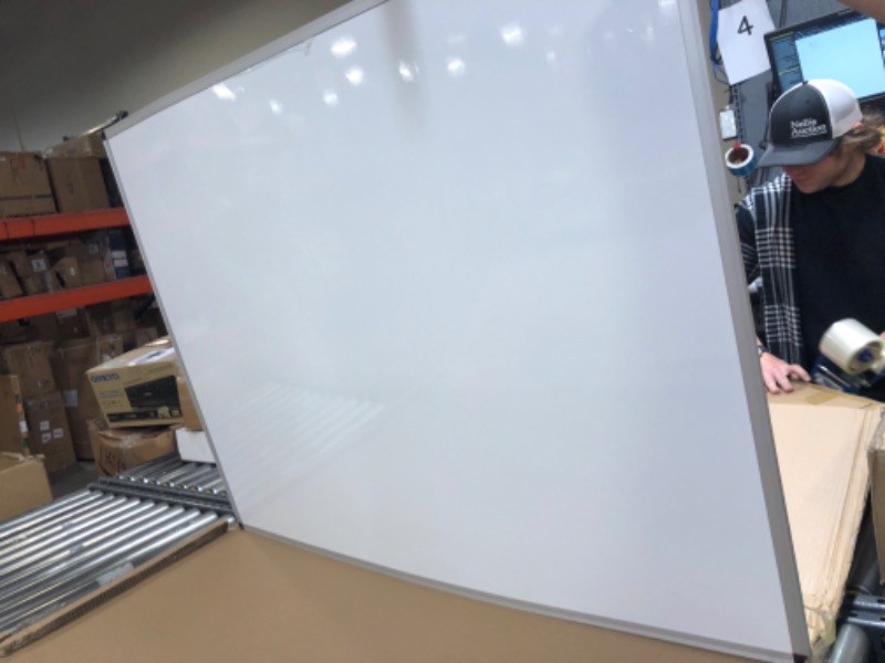 Photo 2 of VIZ-PRO Magnetic Whiteboard/Dry Erase Board, 48 X 36 Inches, Silver Aluminium Frame