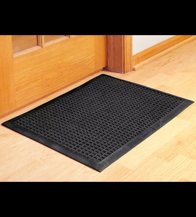 Photo 1 of 24X47 BLACK RUG MAT FOR ENTRANCE - stock photo used as reference 