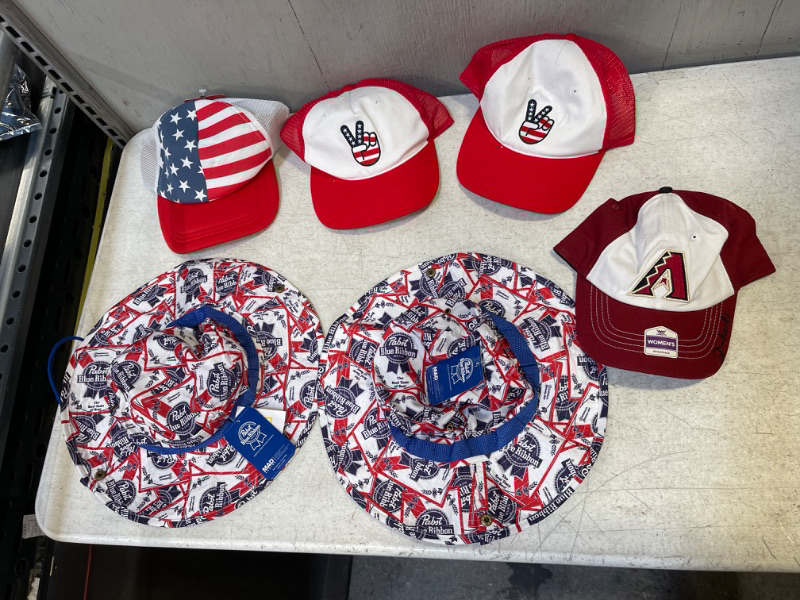 Photo 1 of BAG LOT, MISC HATS (SOLD AS IS) (TARGET)