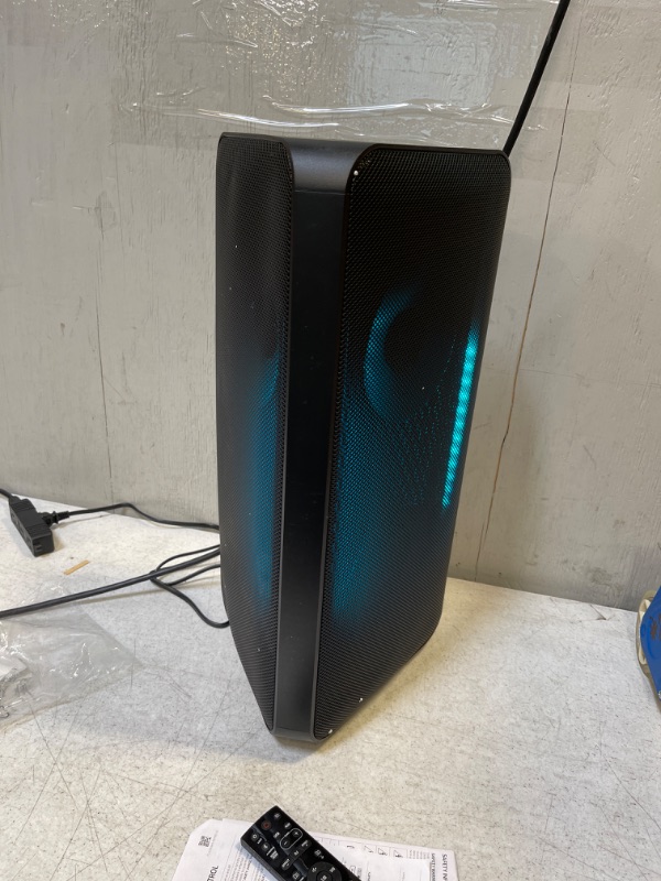 Photo 1 of SAMSUNG MX-ST40B Sound Tower High Power Audio, 160W Floor Standing Speaker, Bi-Directional Sound, Built-in Battery, IPX5 Water Resistant, Party Lights, Bluetooth Multi-Connection, 2022
