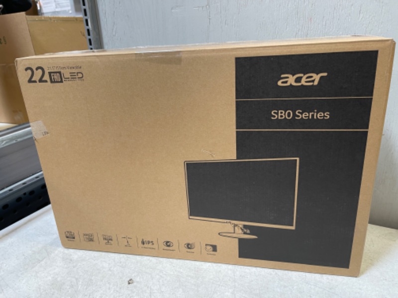 Photo 2 of Acer, 22 inch FHD LED mercury free SBO series