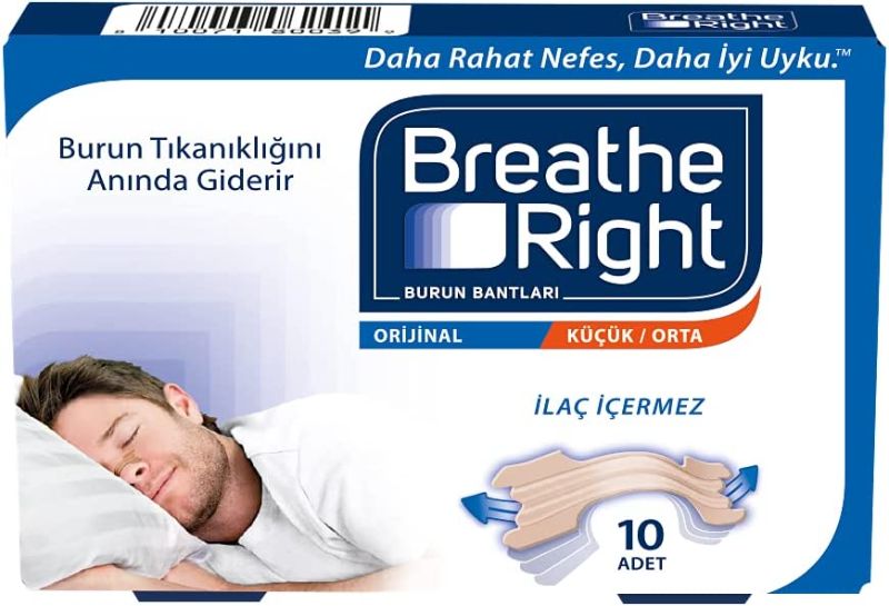 Photo 1 of 2pack:::: Breathe Right Nasal Strips Natural Regular 10
