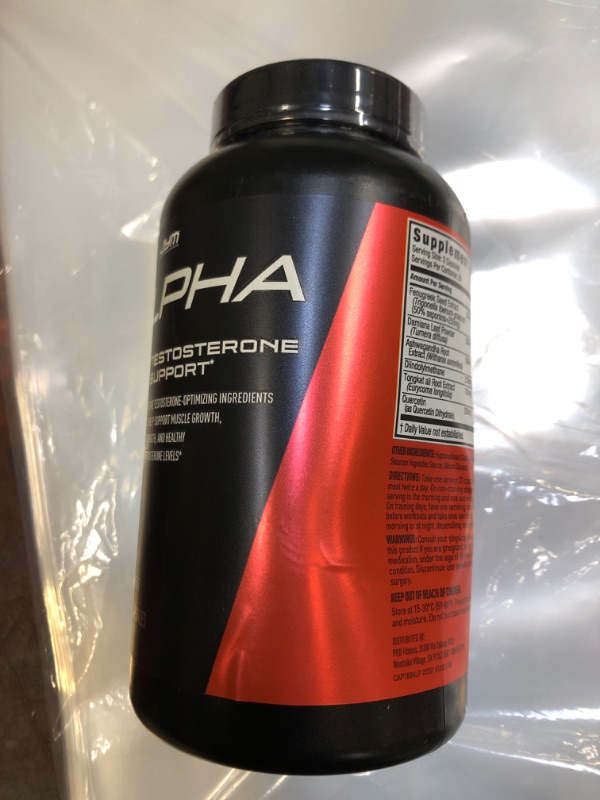 Photo 1 of JYM Supplement Science Testosterone Booster - Ashwagandha Fenugreek Eurycoma Damiana and More | JYM Supplemental Science | 180 Vegetarian Capsules

