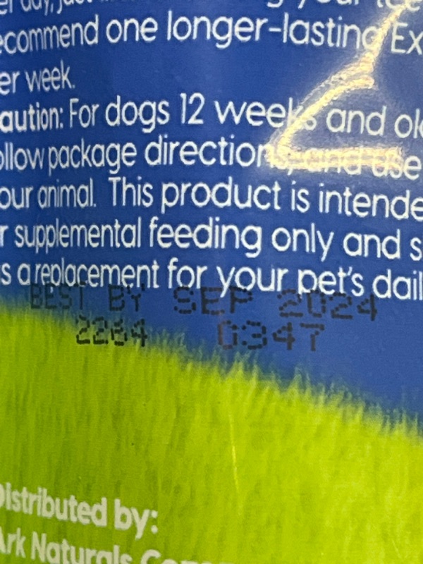 Photo 3 of 2PC - Ark Naturals Brushless Toothpaste, Dog Dental Chews for Mini Breeds, Freshens Breath, Helps Reduce Plaque & Tartar, 4oz, 1 Pack - EXP: SEP 2024
