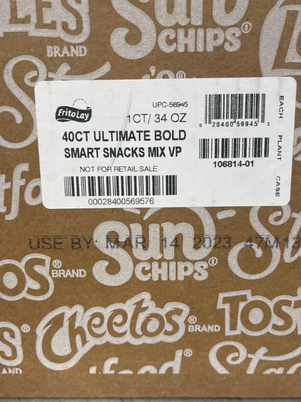 Photo 3 of 40CT ULTIMATE BOLD SMART SNACKS MIX VP - EXP: MAR 14, 2023 - ++FACTORY SEALED++ - ++OPENED FOR LIVE PHOTO++
