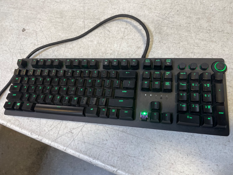 Photo 4 of razer huntsman elite keyboard & DELL AC ADAPTER CORD - ++DAMAGE : SHOWN IN PICTURE++