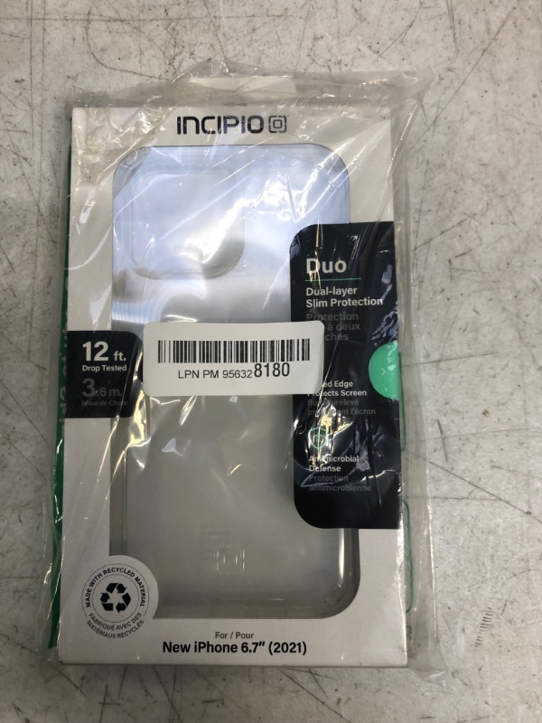 Photo 2 of Incipio Duo Series Case for 6.7-Inch iPhone 13 Pro Max, Clear
