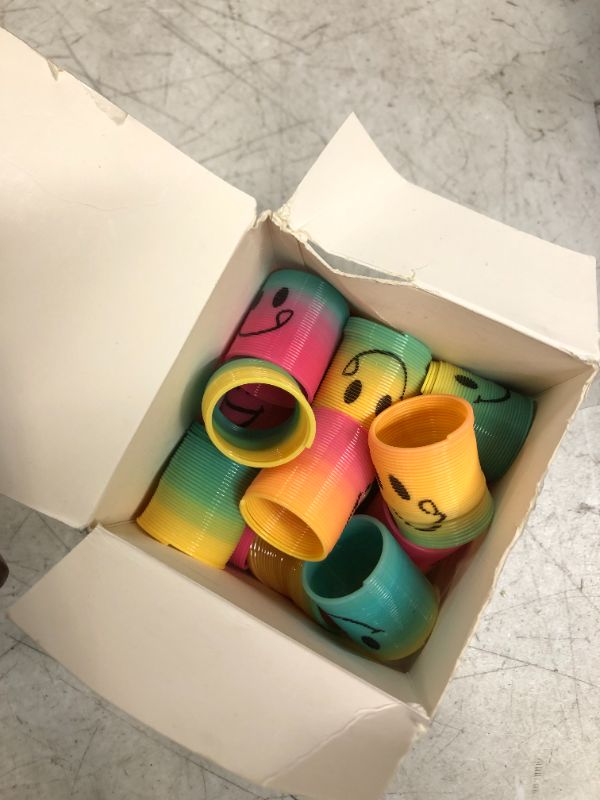 Photo 1 of Estimable 36Pack Spring Rainbow Magic Toys, Fidget Stress Coil Springs Toys for Party Favor Goodie Bag Filler Party Supplies for Boys Girls