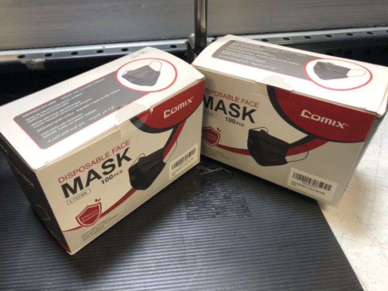 Photo 2 of [Pack Of 2] 200pcs Comix Disposable Face-Masks With 3-Layer Adult Masks, L707 
