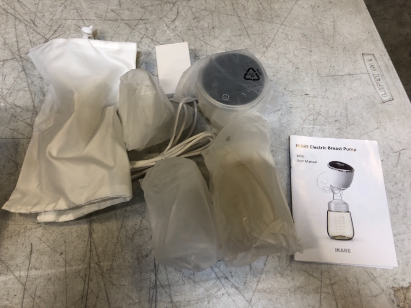 Photo 2 of IKARE Breast Pump Electric Single - Portable Rechargeable Breastfeeding Pump, Ultra Quiet Breast Milk Pump with Adjustable Levels, Perfect for Moms on The Go