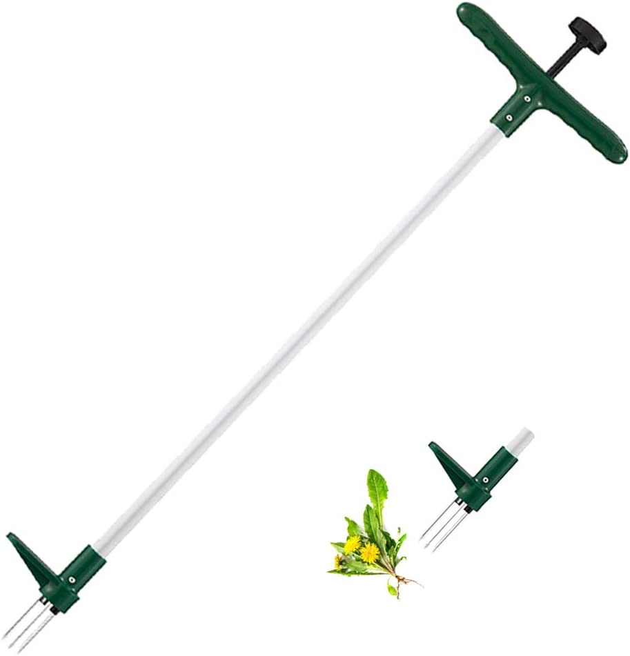 Photo 1 of  Weed Puller, Stand Up Weeder Hand Tool, Long Handle Garden Weeding Tool with 3 Claws, Hand Weed Hound Weed Puller for Dandelion, Standup Weed Root Pulling Tool and Picker, Grabber (1 Pack)