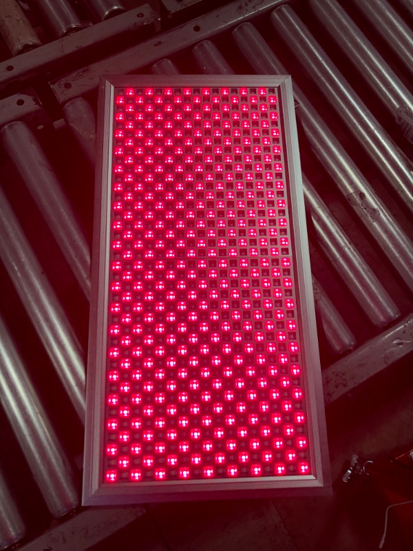 Photo 2 of Allisable Red Light Therapy Panel, Deep Red 660nm and Near Infrared 850nm Light Combo(646 LEDs)
