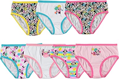 Photo 1 of Disney Girls' Minnie Seven Pack Brief Underwear -- Size 3T
