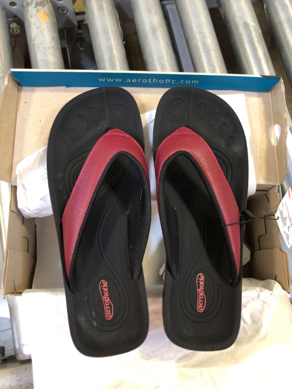 Photo 2 of Aerothotic - Matt Gloss Women's Orthotic Comfortable Flip-Flops Sandal SIZE 37