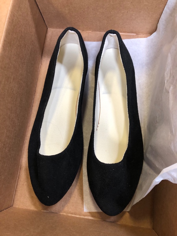 Photo 1 of black flats size 42