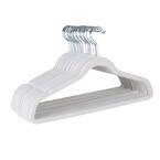 Photo 1 of 15 count. white velvet hangers