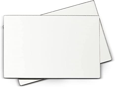 Photo 1 of 2 Pack Rectangular Magnetic Locker Mirror with Rounded Corners 13.5 x 24.5 inches 