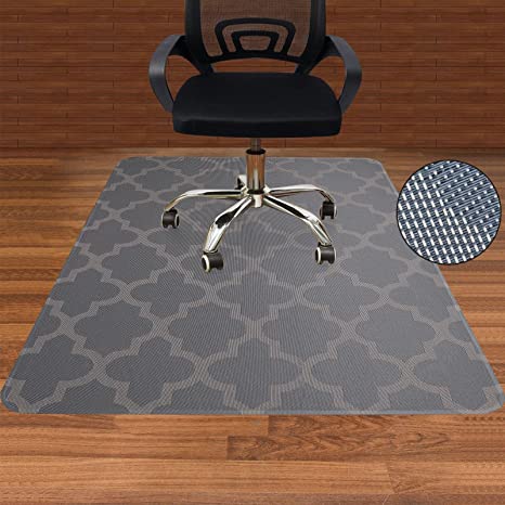 Photo 1 of AiBOB Office Chair Mat for Hardwood Floors, 36 X 48 in, Heavy Duty Floor Mats for Computer Desk, Easy Glide for Chairs, Flat Without Curling
