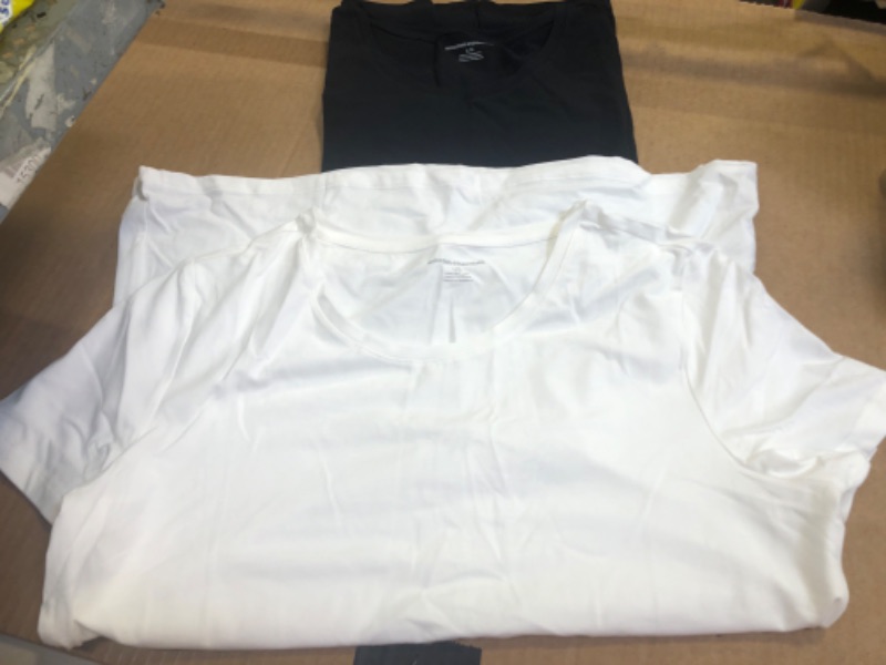Photo 1 of 2pcs Women Black and White Shirts Size Large 