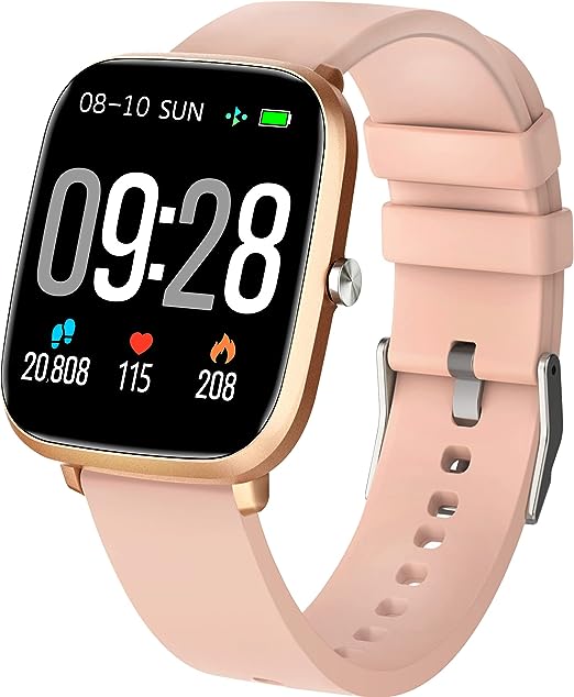 Photo 1 of Smart Watch, HuaWise Smart Watch for Android Phones and iOS, HD Touch Smartwatch Waterproof Fitness Tracker Watch with Heart Rate, Stopwatch, Smart Watches for Men Women Compatible iPhone Samsung