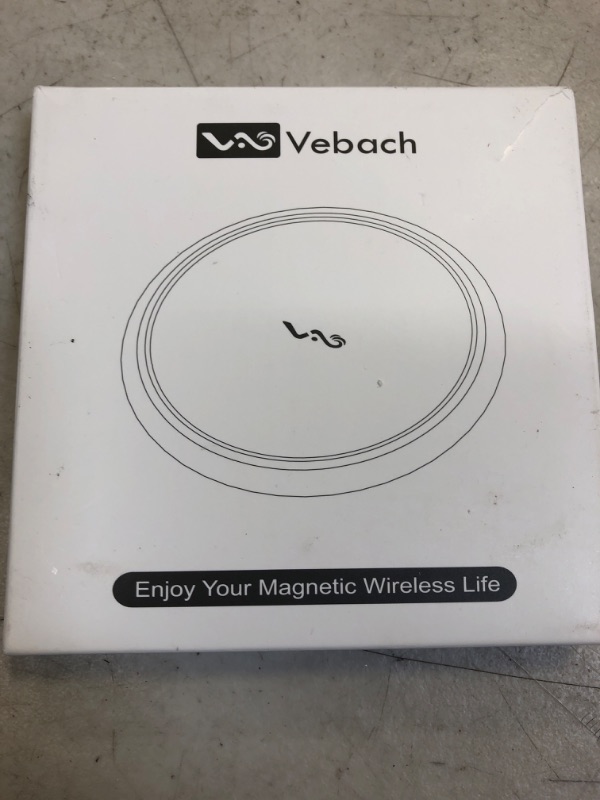 Photo 2 of Magnetic Wireless Charger,Vebach Fast Zinc Alloy Wireless Charging Pad Mag-Safe Charger Compatible with iPhone 14/14 Pro/14 Plus/14 Pro Max/iPhone 13/13 Pro/13 Pro Max/13 Mini/iPhone 12