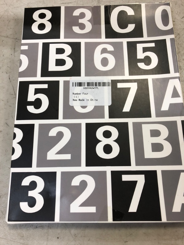 Photo 2 of House Numbers, 8 Inch Floating Modern House Numbers for Outside, 304 Stainless Steel Address Numbers for Houses with Mounting Template Easy To Install (4)