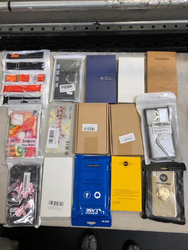 Photo 1 of MISC LOT OF NEW PHONE CASES VARIETY 15 PCS