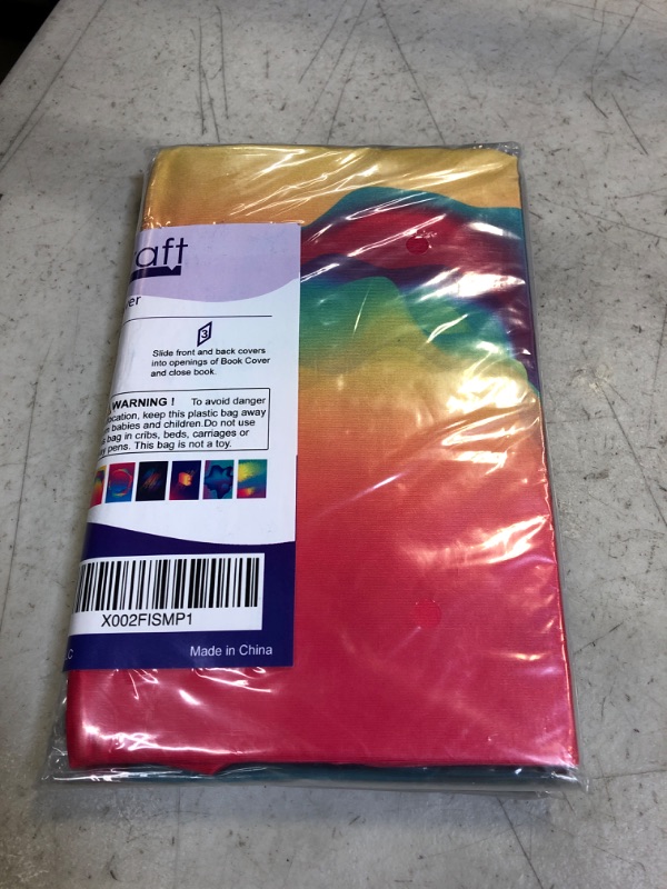 Photo 1 of InstyleCraft Book Cover | Book Covers for Textbooks | Textbook Cover | Stretchable Book Covers for Hardcover Books N4 | Made of Stretchy Fabric | for School Textbooks, XL, Jumbo Size Cloth Covers