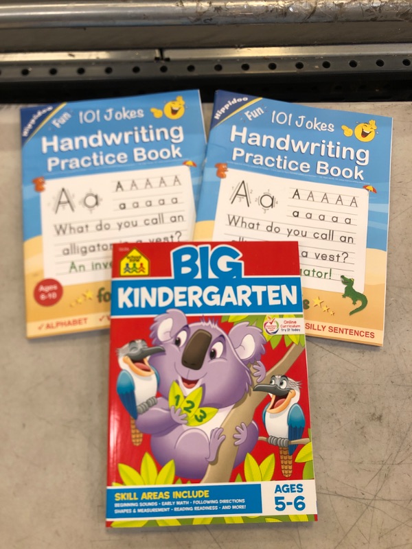 Photo 2 of Big Workbook-Kindergarten - Ages 5-6  WITH 2 HANDWRITING PRACTICE BOOK